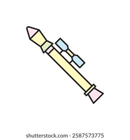 Rocket launcher icon vector design templates simple and modern