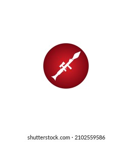 diseño de ilustración vectorial de icono de lanzamiento de cohetes
