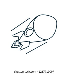rocket launcher isolated icon