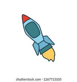 rocket launcher isolated icon