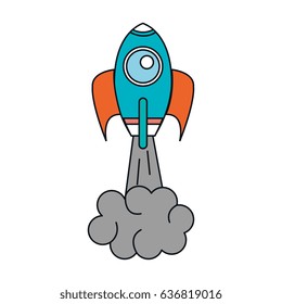 rocket launcher isolated icon