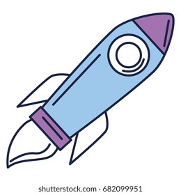 rocket launcher isolated icon