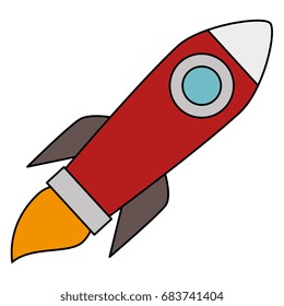 rocket launcher isolated icon