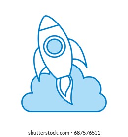 rocket launcher isolated icon