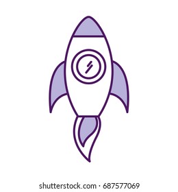 rocket launcher isolated icon