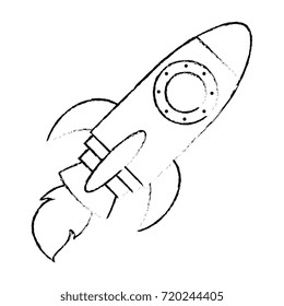 rocket launcher isolated icon