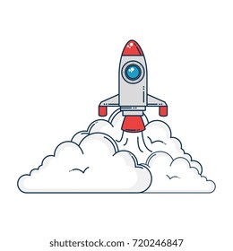 rocket launcher isolated icon
