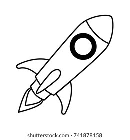 rocket launcher isolated icon