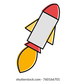 rocket launcher isolated icon