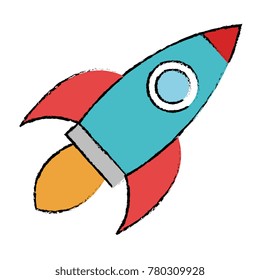rocket launcher isolated icon