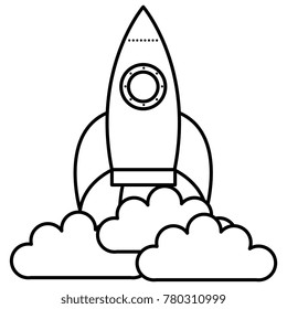 rocket launcher isolated icon