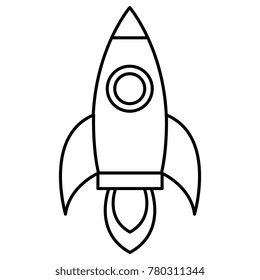 rocket launcher isolated icon