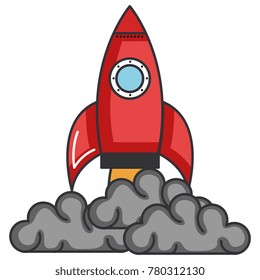 rocket launcher isolated icon