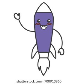 rocket launcher kawaii character