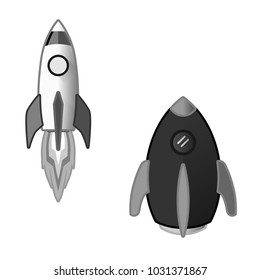 Rocket Launcher With Outline Vector Illustration
