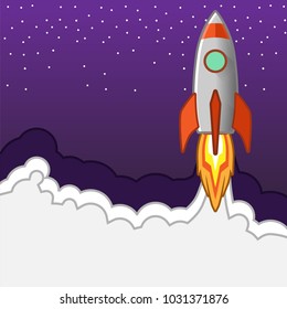 Rocket Launcher With Outline Vector Illustration