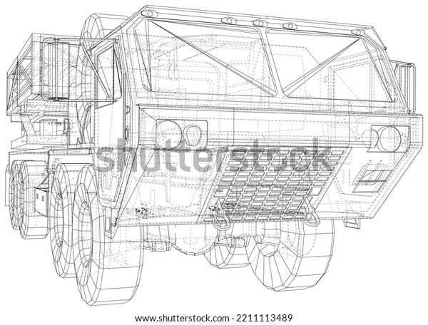 Rocket launcher ready to attack. EPS10 format. Vector\
created of 3d.