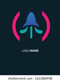 Rocket launch,ship.vector, colorful logo of business product on a market.Rocket launch,ship.vector, logo concept of business product on a market. 