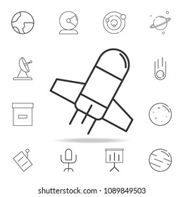 rocket line icon. Detailed set of web icons and signs. Premium graphic design. One of the collection icons for websites, web design, mobile app on white background