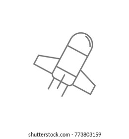 rocket line icon. Web element. Premium quality graphic design. Signs symbols collection, simple icon for websites, web design, mobile app, info graphics on white background