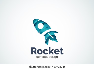 Blue Rocket Logo Stock Vector (Royalty Free) 414904261 | Shutterstock