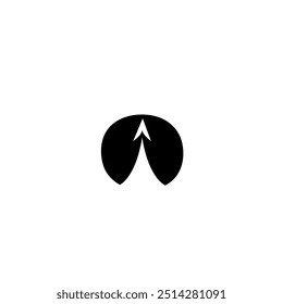Logotipo del cohete en el aire con el círculo en la espalda