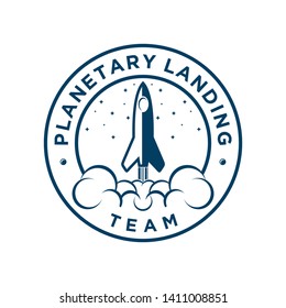 rocket logo for airlines or web icon