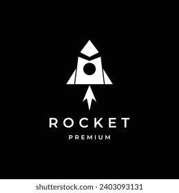 Rocket logo concept design template element vector illustration