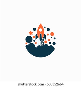 Rocket logo design