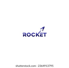 Rocket logo design icon template.