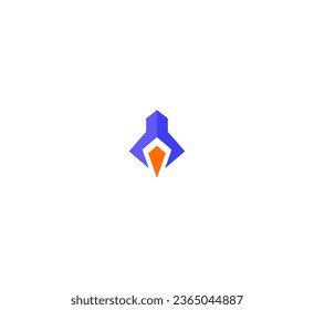 Design-Symbol für das Rocket-Logo.
