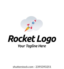 Rocket logo design icon template. Rocket Logo Designs Vector Template, Rocket Logo Symbol Icon