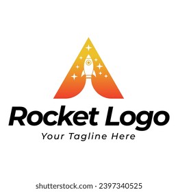 Rocket logo design icon template. Rocket Logo Designs Vector Template, Rocket Logo Symbol Icon