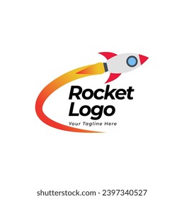 Rocket logo design icon template. Rocket Logo Designs Vector Template, Rocket Logo Symbol Icon