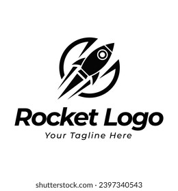 Rocket logo design icon template. Rocket Logo Designs Vector Template, Rocket Logo Symbol Icon