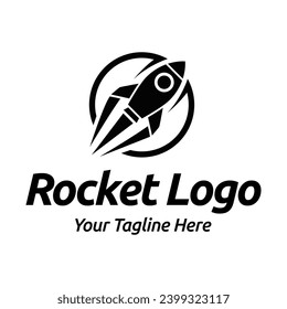 Rocket logo design icon template. Rocket Logo Designs Vector Template, Rocket Logo Symbol Icon