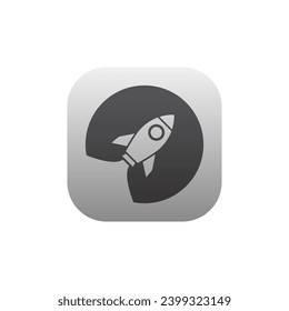 Rocket logo design icon template. Rocket Logo Designs Vector Template, Rocket Logo Symbol Icon