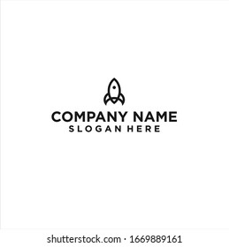 rocket logo design icon vector illustration template