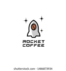 Rocket logo design inspiration vector