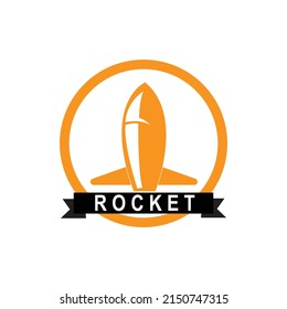 Rocket Logo Design, Raumforschungsfahrzeug