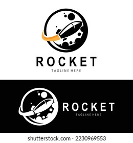 Rocket Logo Design, space exploration vehicle