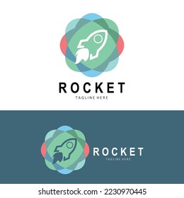 Rocket Logo Design, space exploration vehicle