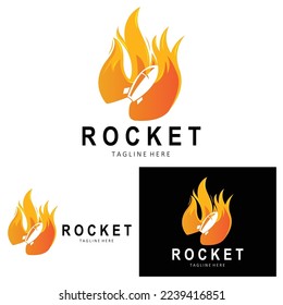 Rocket Logo Design, space exploration vehicle
