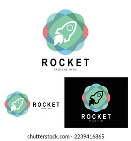Rocket Logo Design, space exploration vehicle
