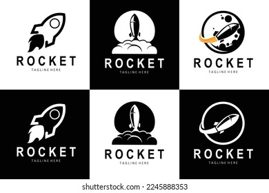 Rocket Logo Design, space exploration vehicle