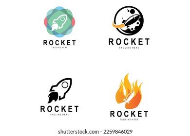 Rocket Logo Design, space exploration vehicle