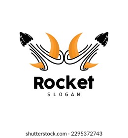 Rocket Logo Design, space exploration vehicle