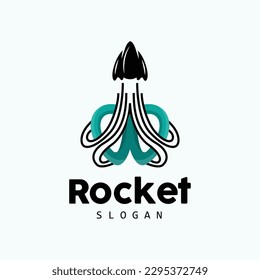 Rocket Logo Design, space exploration vehicle