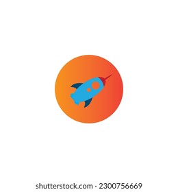 Rocket logo design Stock Vector, rocket logo design illustration