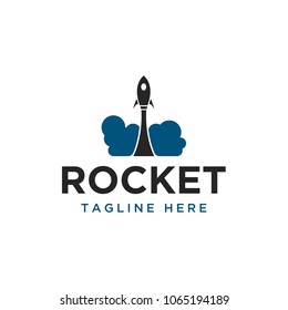 rocket logo design template